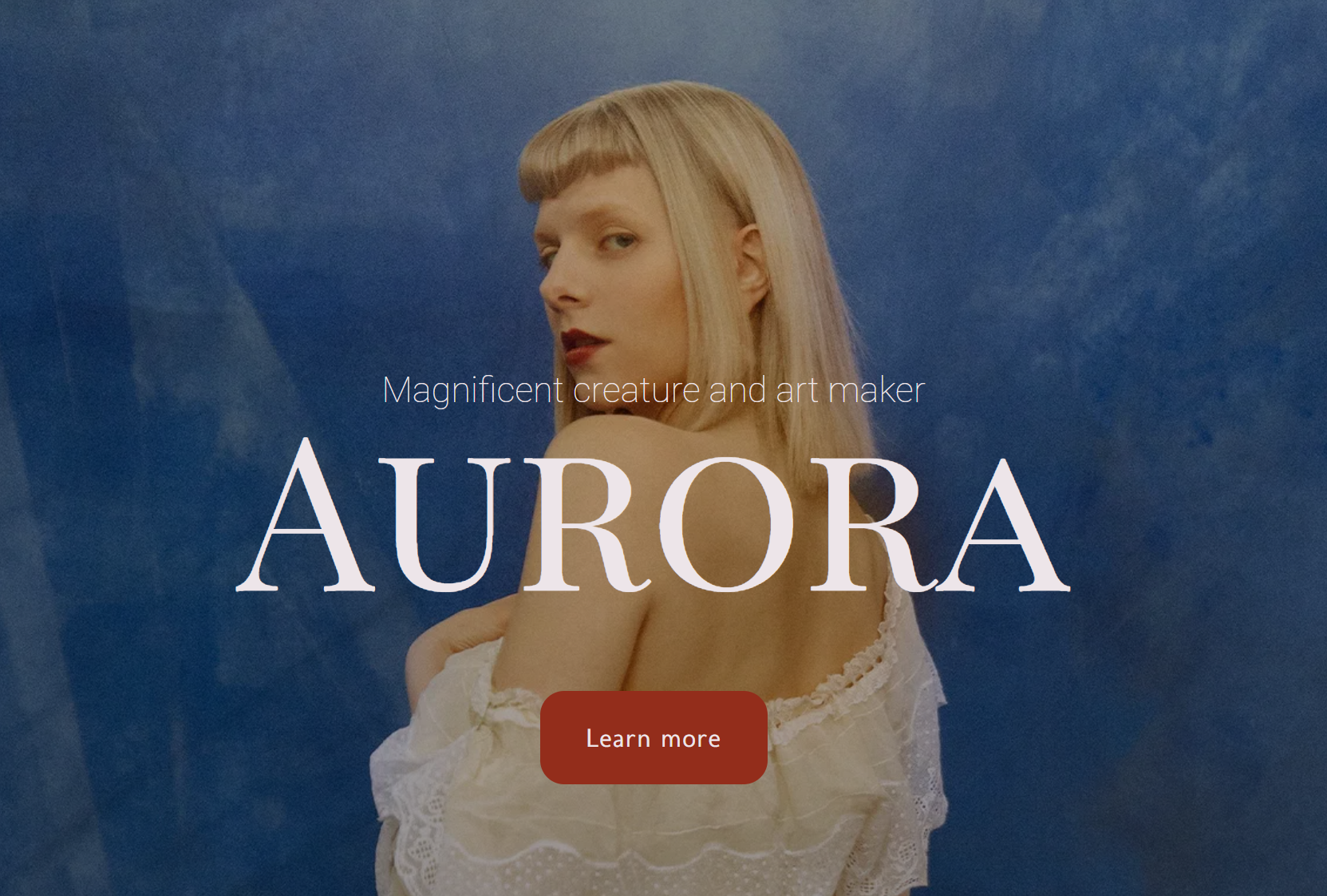 Image of the Aurora fanpage Rachèl van Dijkhorst created.